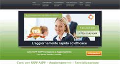 Desktop Screenshot of corsi-sicurezza.it